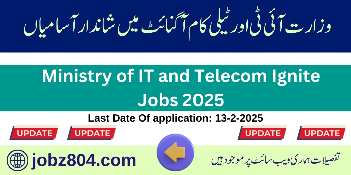 Ministry of IT and Telecom Jobs 2025